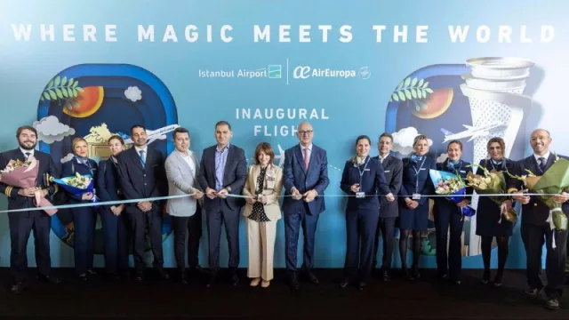 Air Europa inaugura su nueva ruta entre Madrid y Estambul (Turquía), con 247.000 plazas anuales