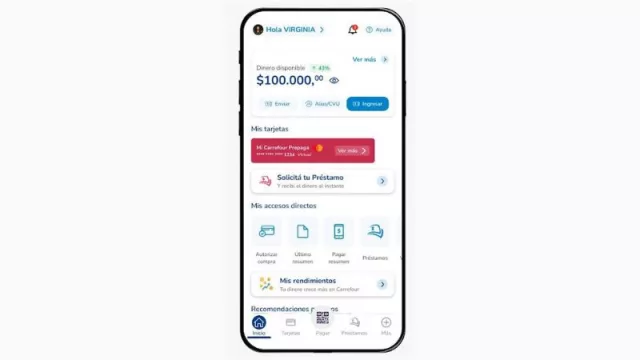 Banco Carrefour lanza su cuenta digital y desafía a las billeteras con la tasa más tentadora del mercado