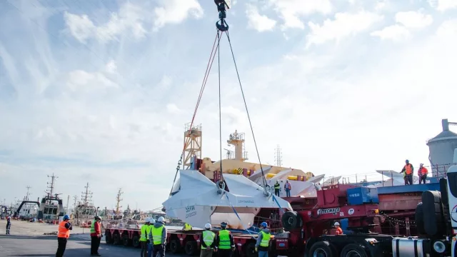 Puerto Quequén completó una descarga clave para el proyecto Vaca Muerta Oil Sur