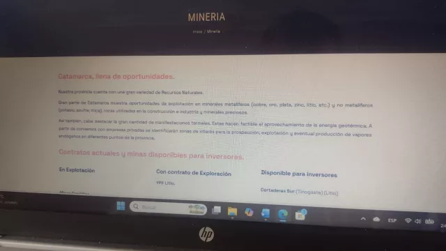 CAMYEN lanzó una plataforma digital para abrir su cartera minera y captar inversiones en Catamarca