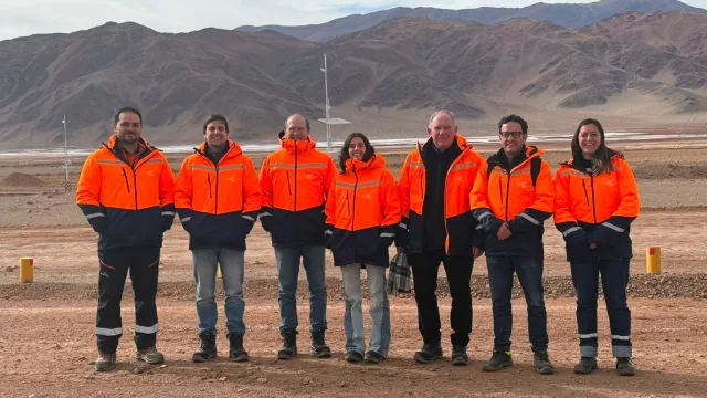 Autoridades nacionales recorrieron la planta de Eramet Eramine en Salta